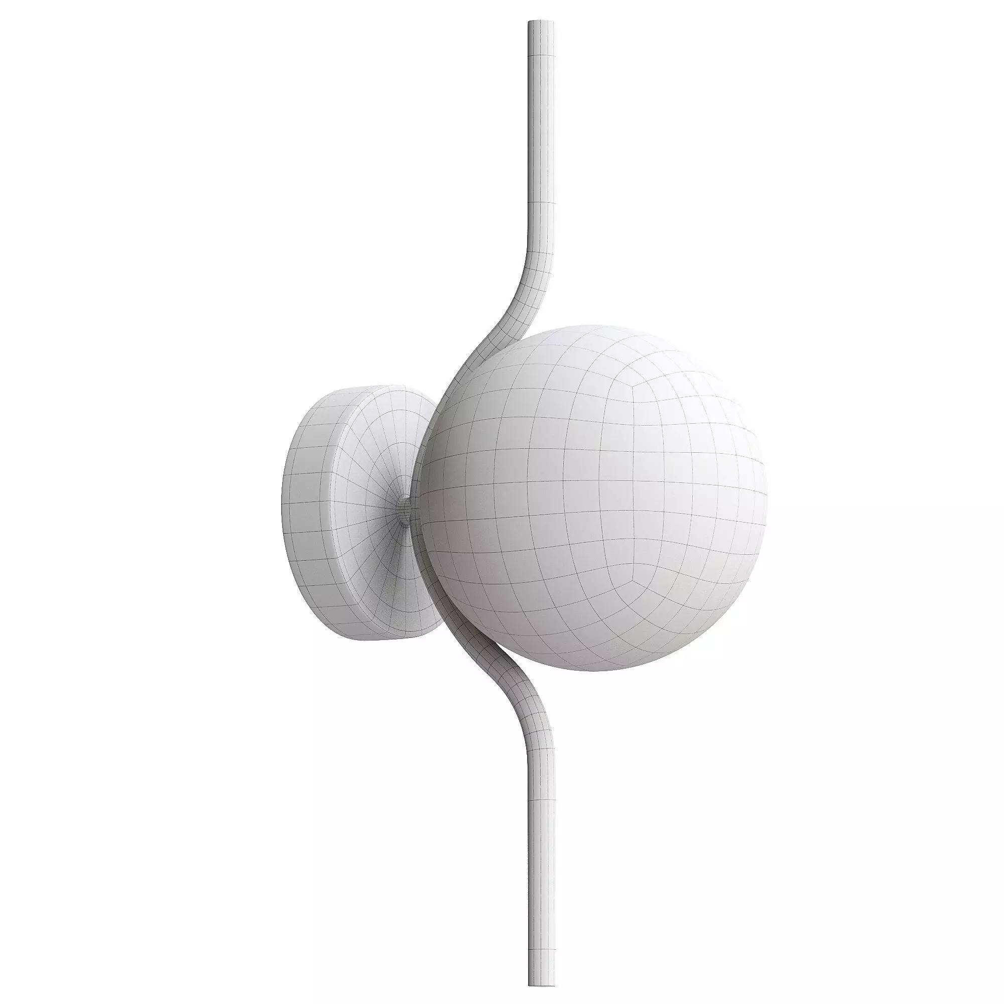 Le Vita LED wall light 3D model_2