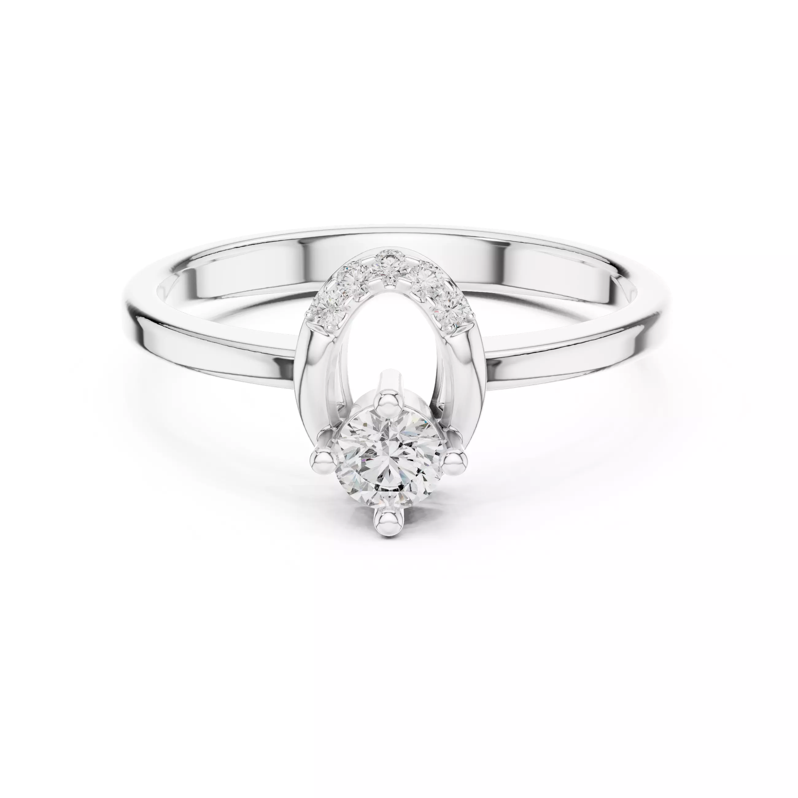 Light Solitaire Ring 3dm stl renders animation videos details 3D print model_9