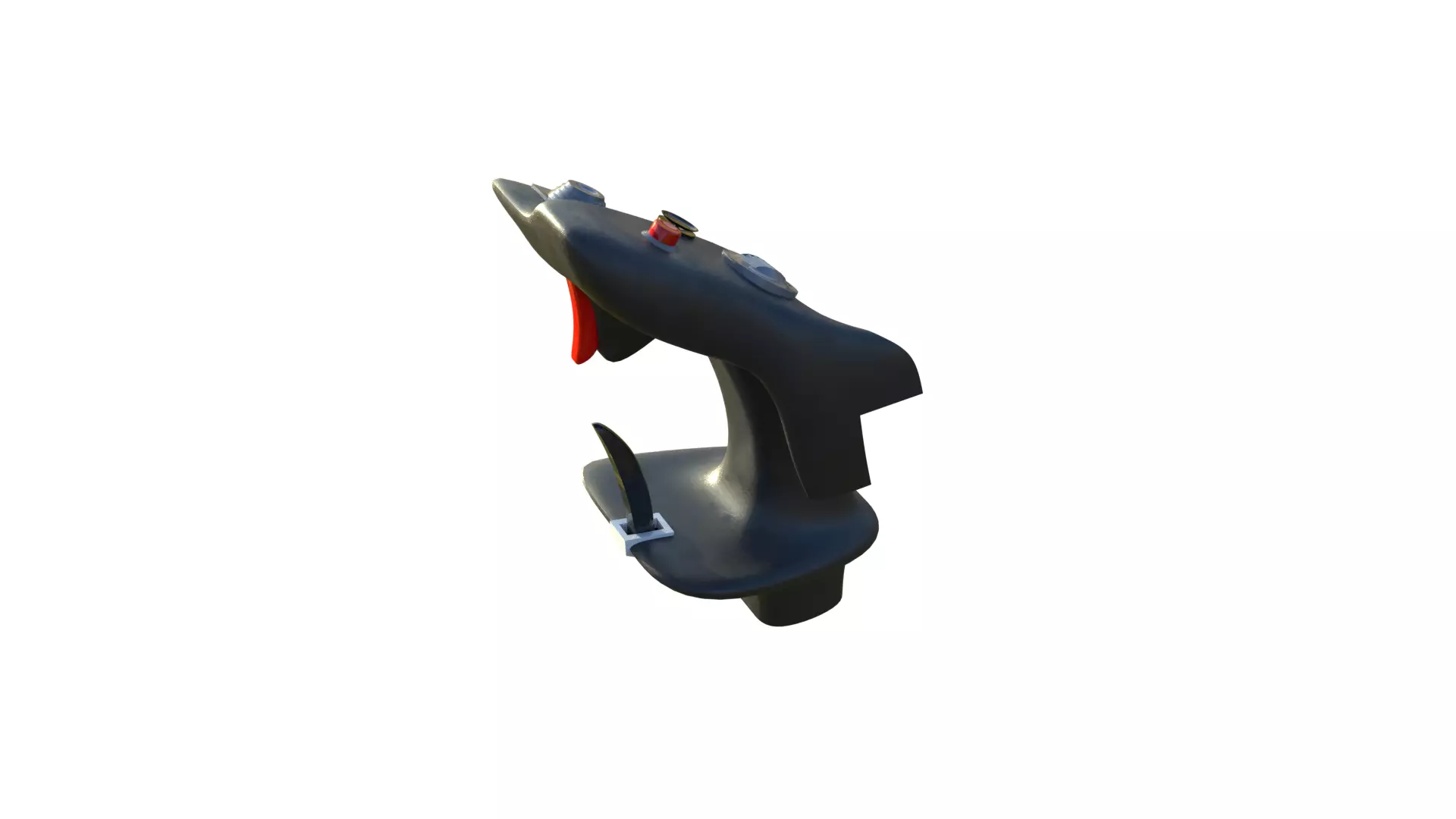 HOTAS Stick for fighter jet  3D model_5