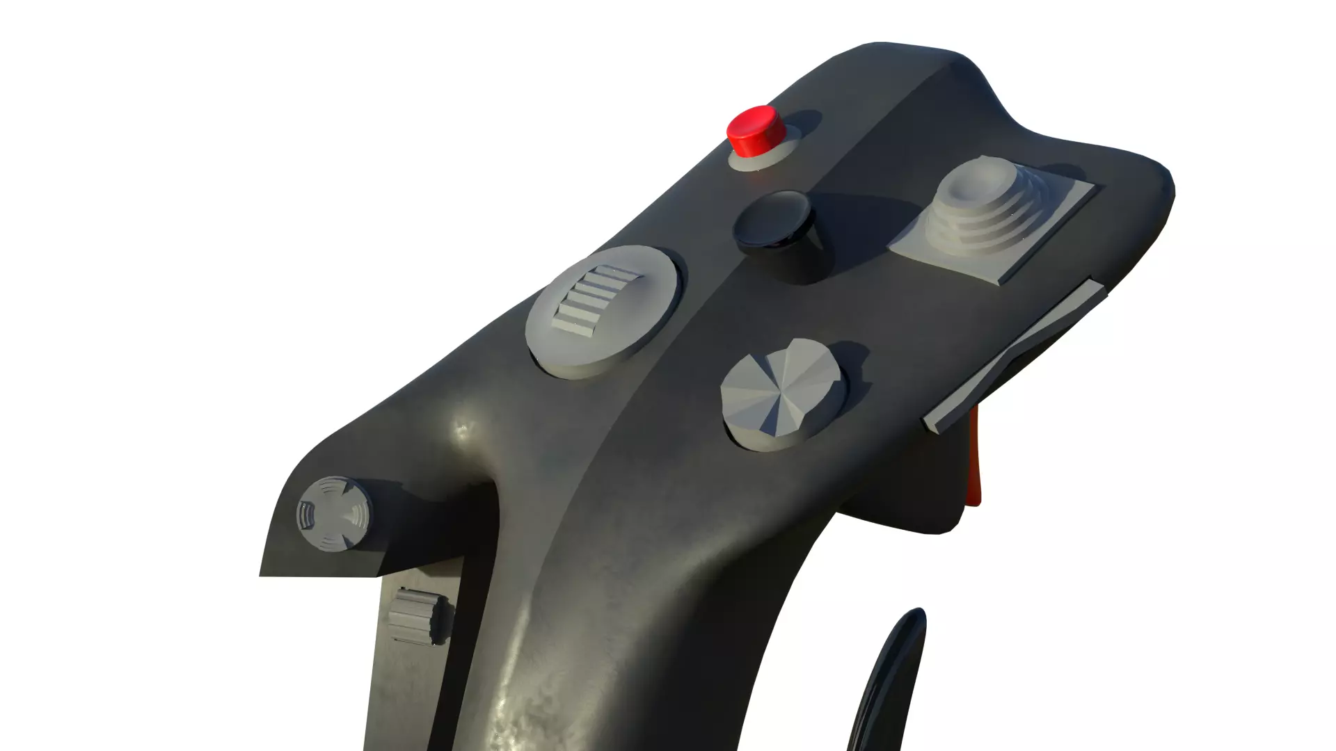 HOTAS Stick for fighter jet  3D model_12