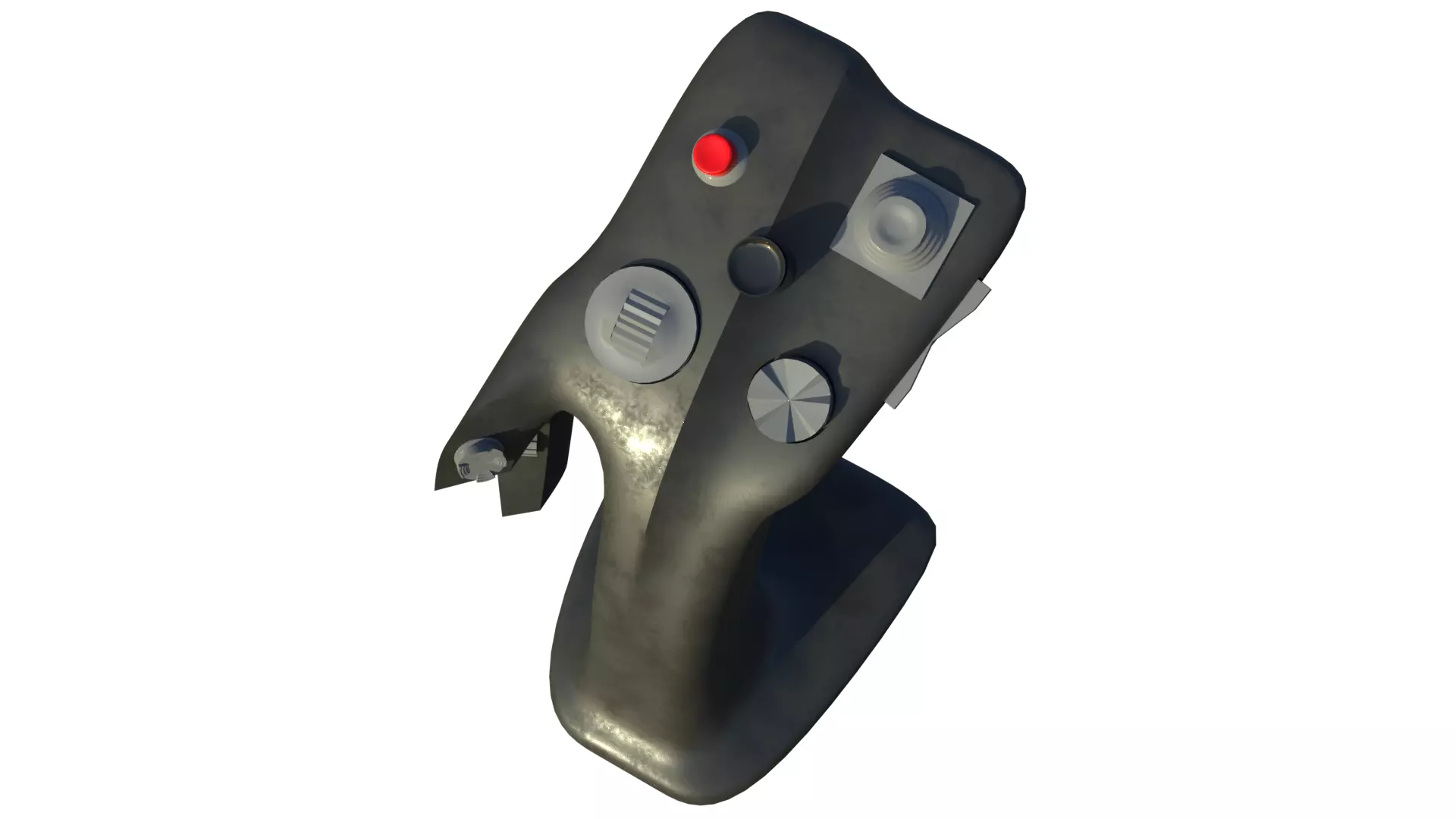 HOTAS Stick for fighter jet  3D model_13