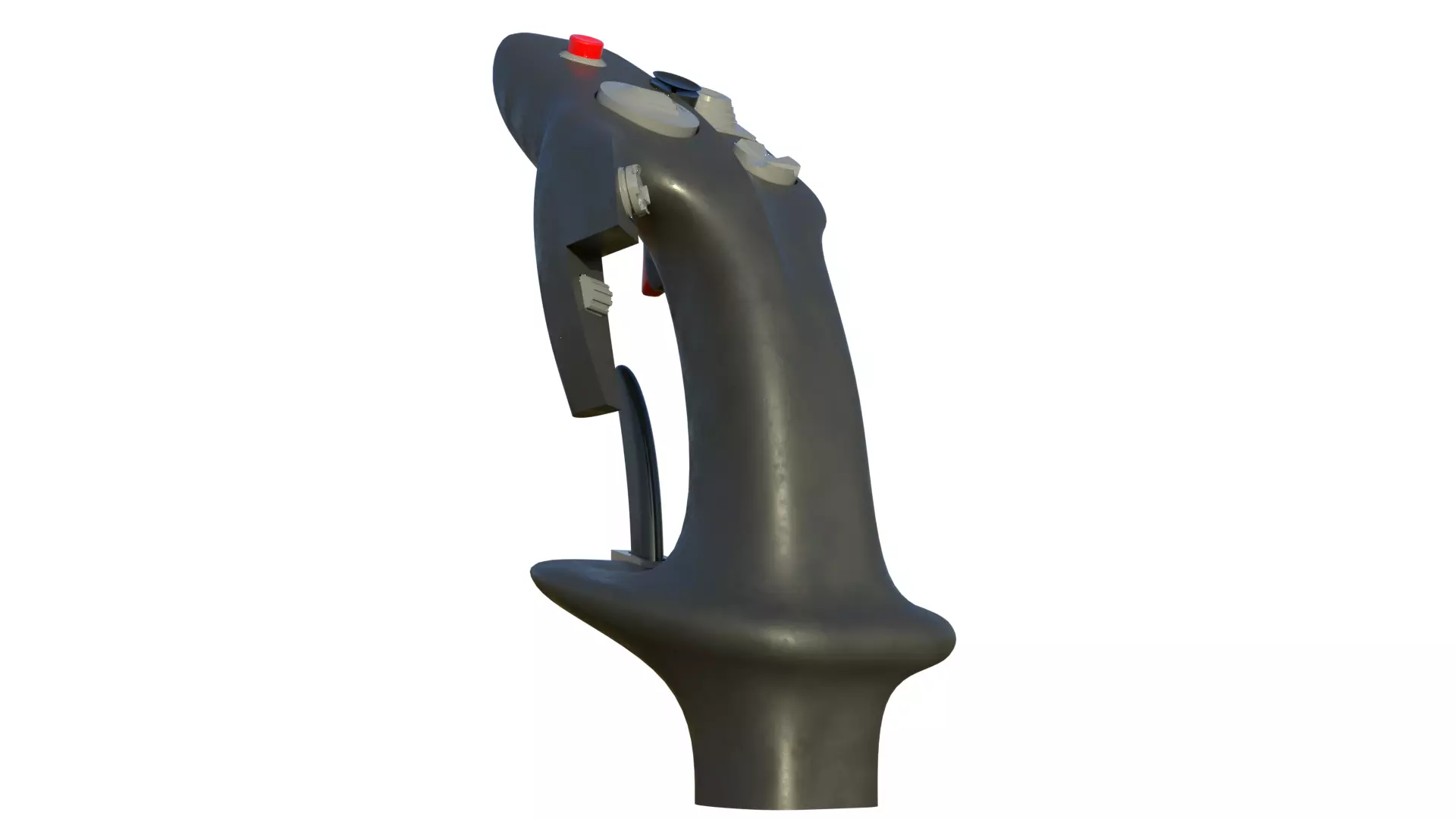 HOTAS Stick for fighter jet  3D model_14