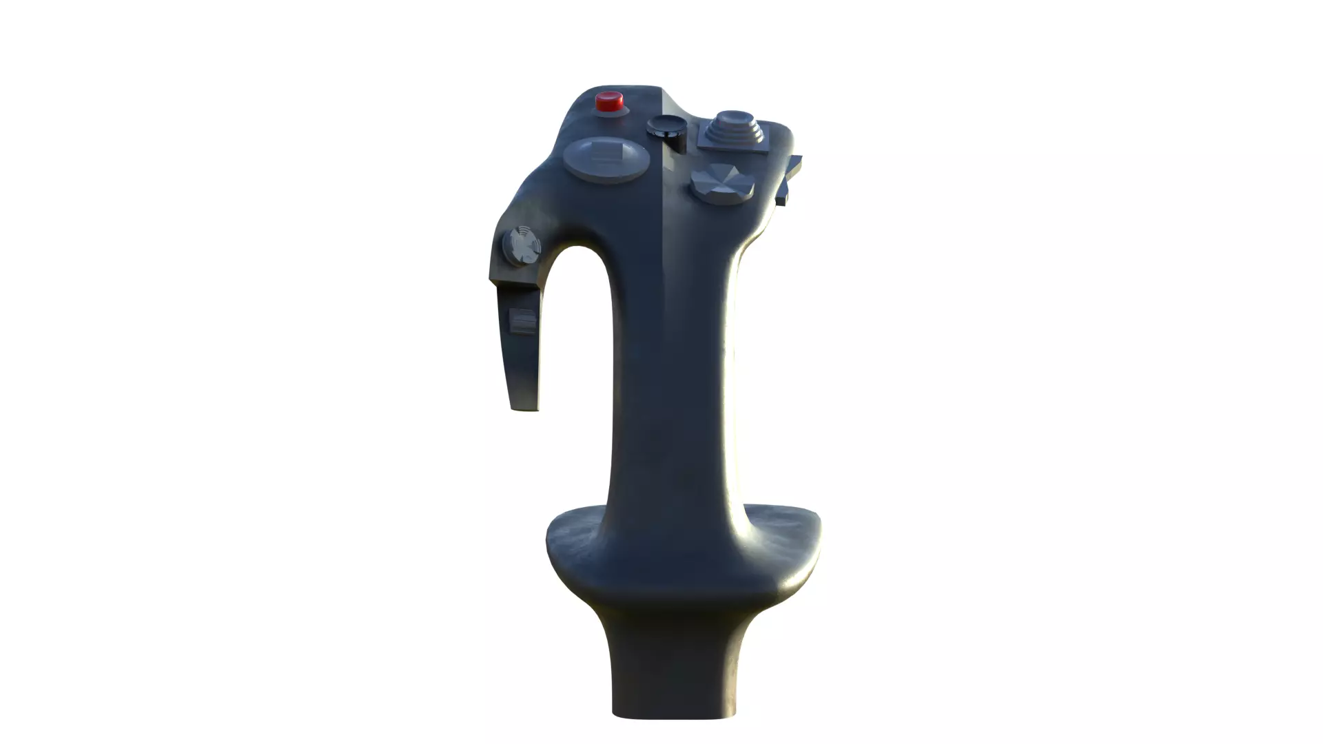 HOTAS Stick for fighter jet  3D model_8