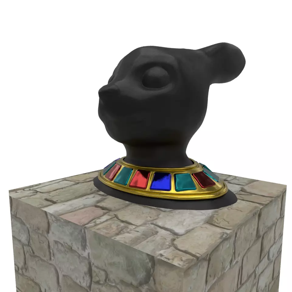  Egyptian Pharaoh 3D model 3D model_0