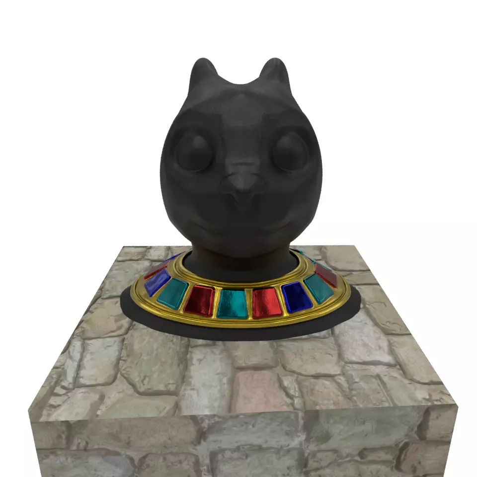  Egyptian Pharaoh 3D model 3D model_1