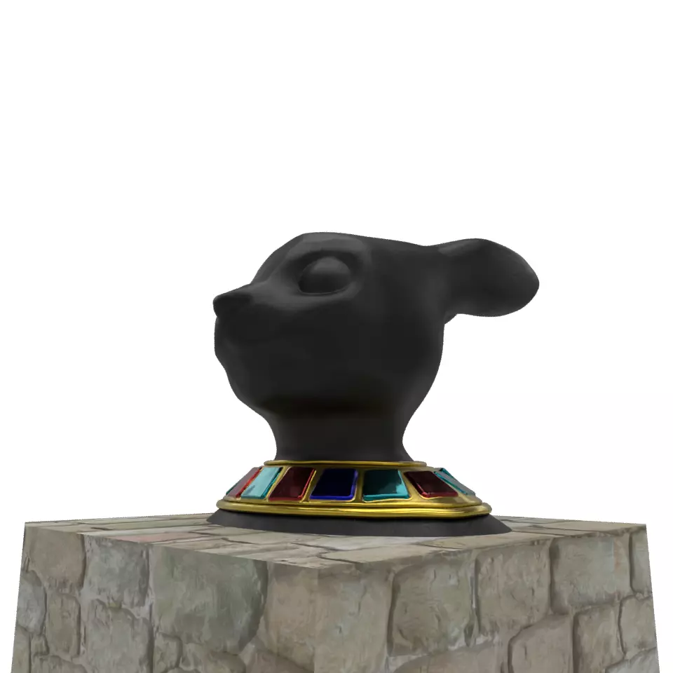  Egyptian Pharaoh 3D model 3D model_4