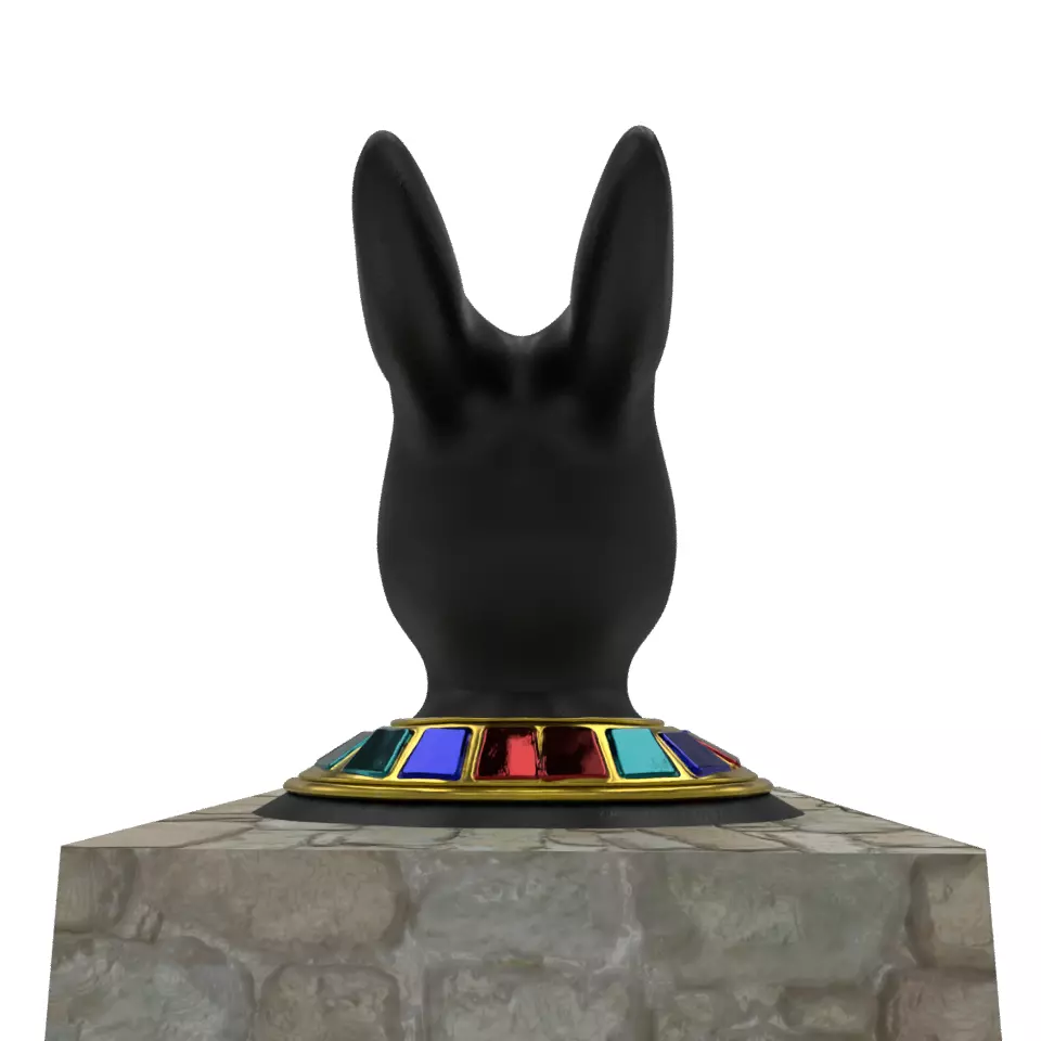  Egyptian Pharaoh 3D model 3D model_3