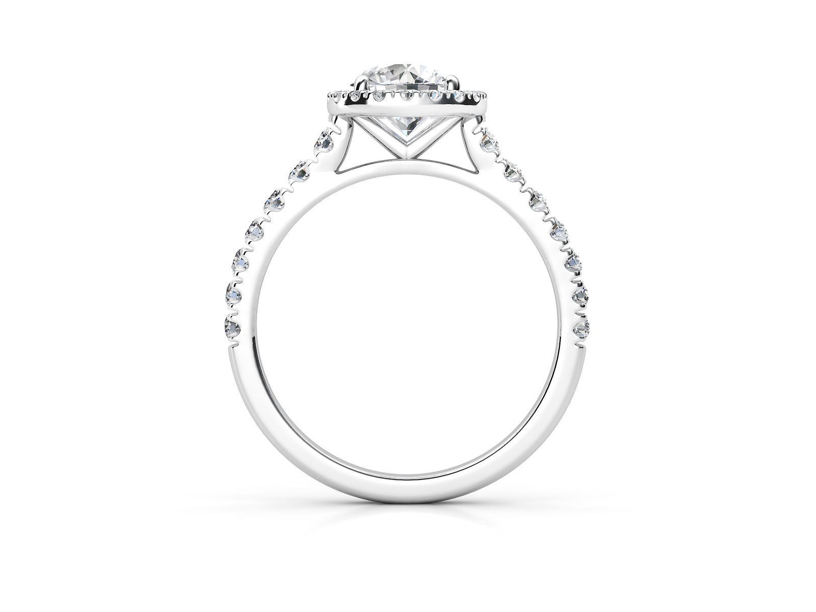 ZLSE02 halo diamond engagement ring 3D print model_2