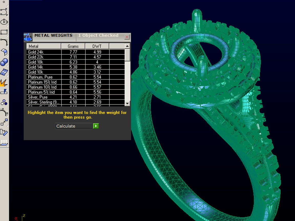 ZLSE04 oval diamond halo engagement ring 3D print model_3