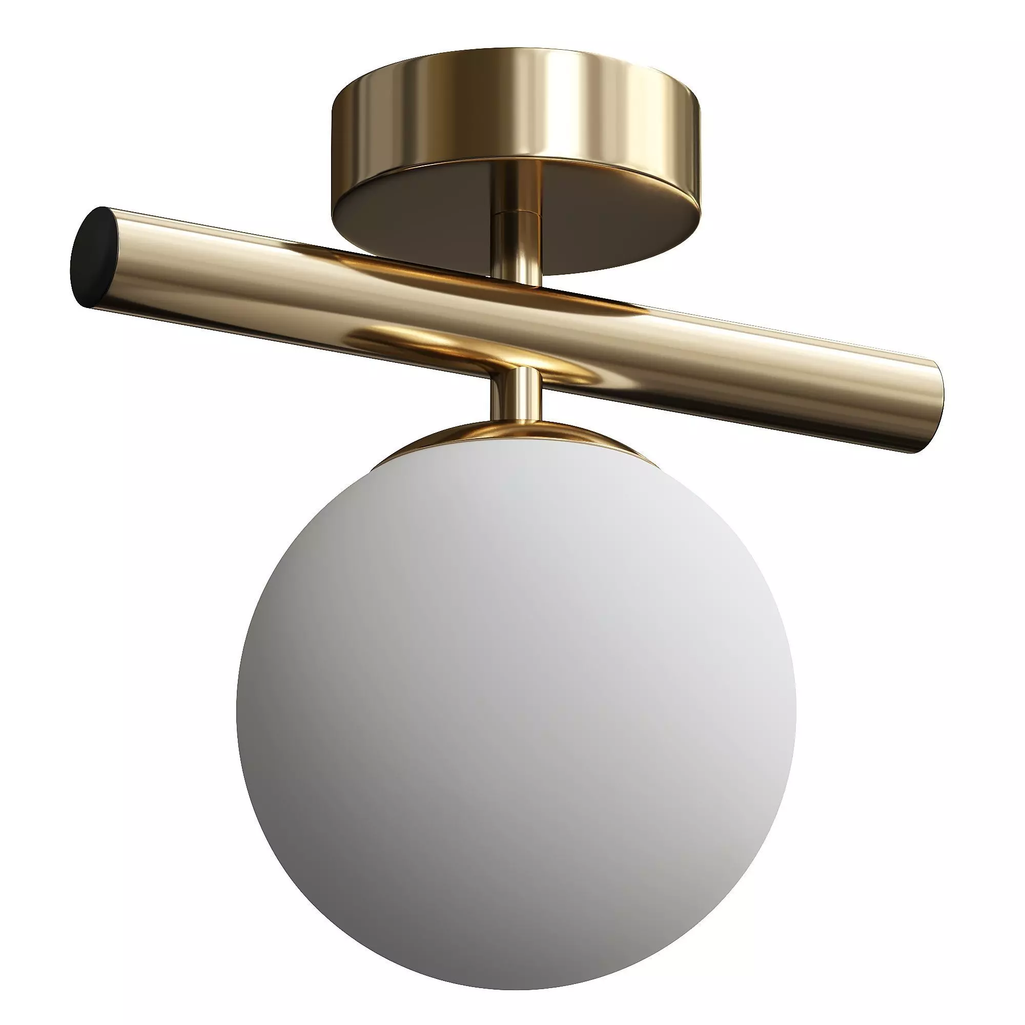 Linea ceiling lamp 3D model_1