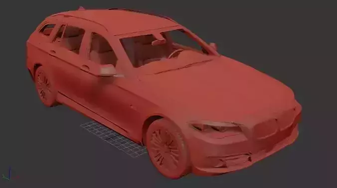 Generic 5 series F11 touring HQinterior 2014 3D print model