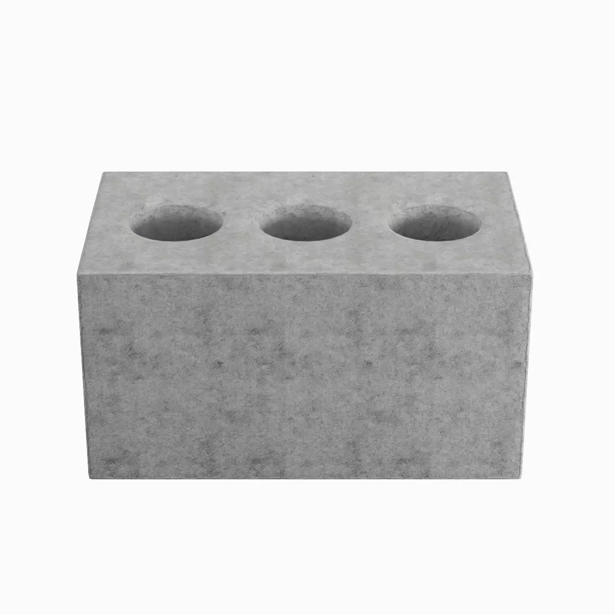 Concrete Brick 03 Low-poly 3D model_4