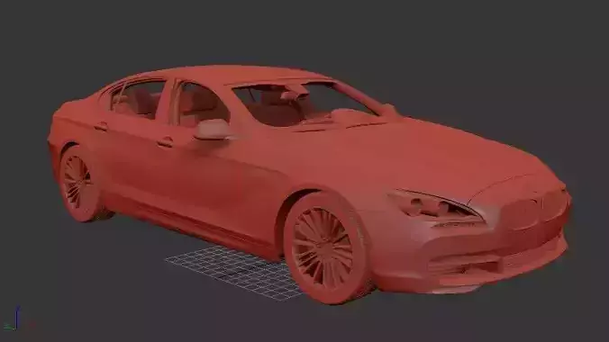 Generic 6 series Mk3 F06 Gran Coupe HQinterior 2012 3D print model