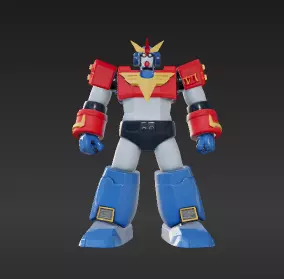 94 - Heroic Shogun Style Robot - Retro Mecha Figure for 3D print model_0