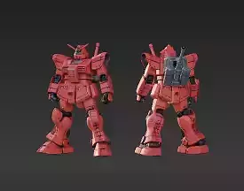 9 - RX-77 Type Heavy Artillery Mech Suit for Tabletop 3D print model