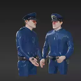 71 - Dynamic Arrest Diorama Figures - 1 64 for Hot Whee