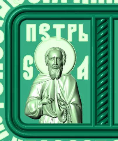 Orthodox christian cross od96 3D print model_17