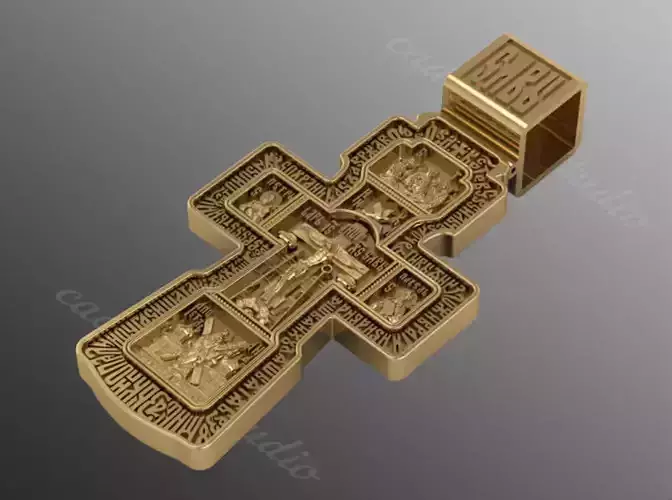 Orthodox christian cross od96 3D print model