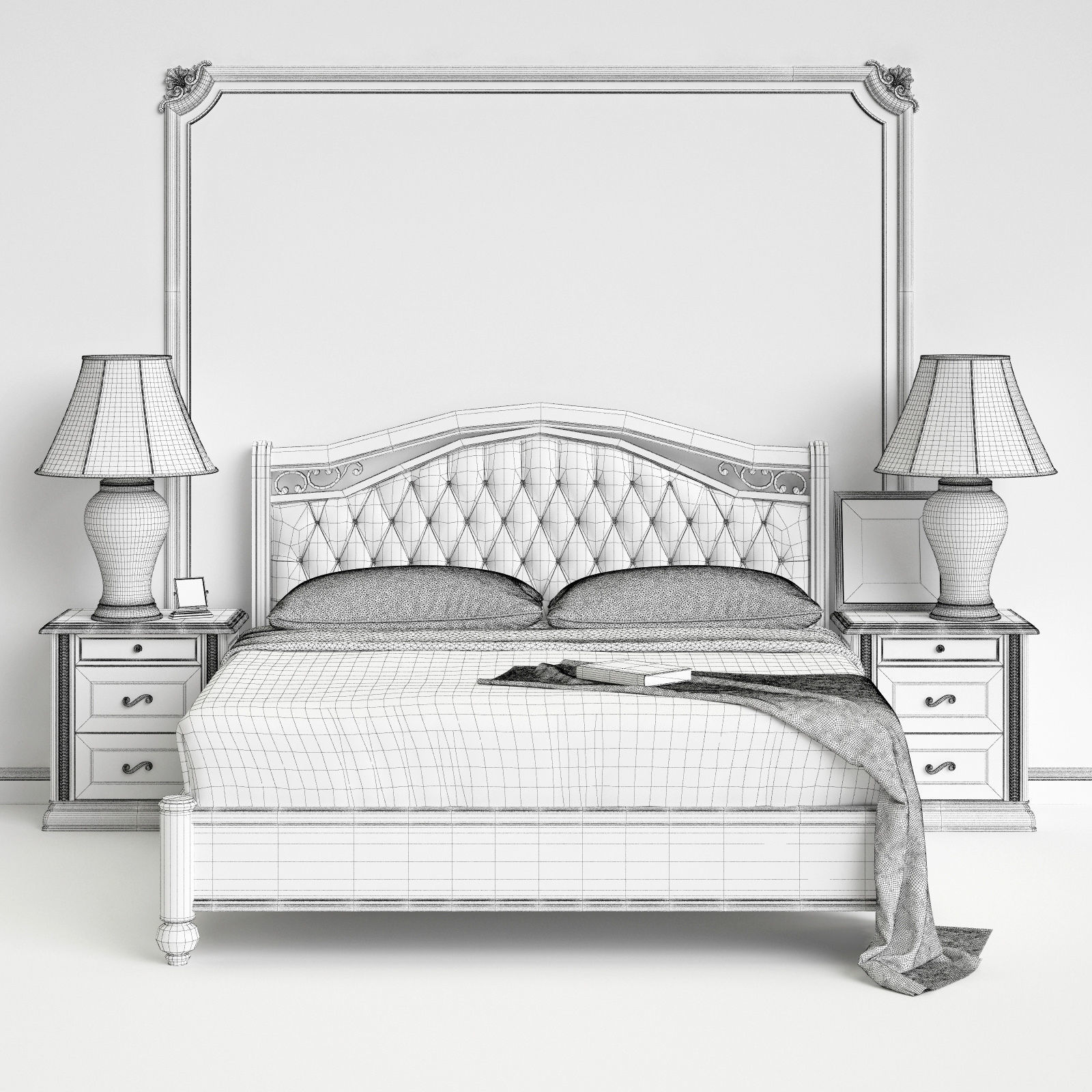 Camel Group bedroom 3D model_4