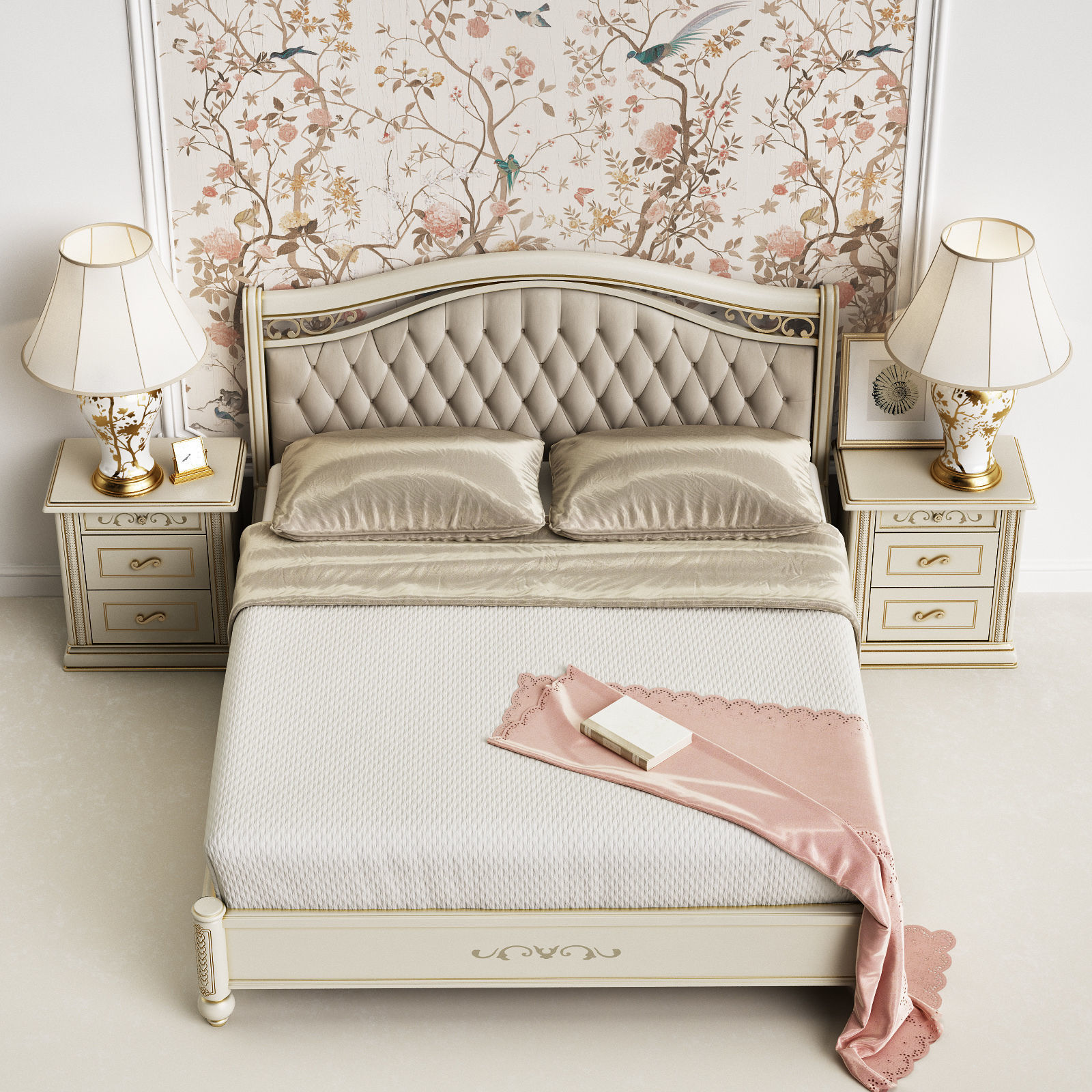 Camel Group bedroom 3D model_3