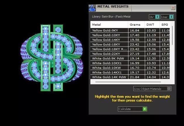 DOLLAR RING  3D print model_6