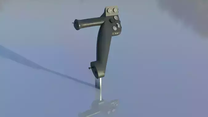 Throttle grip for fighter jet