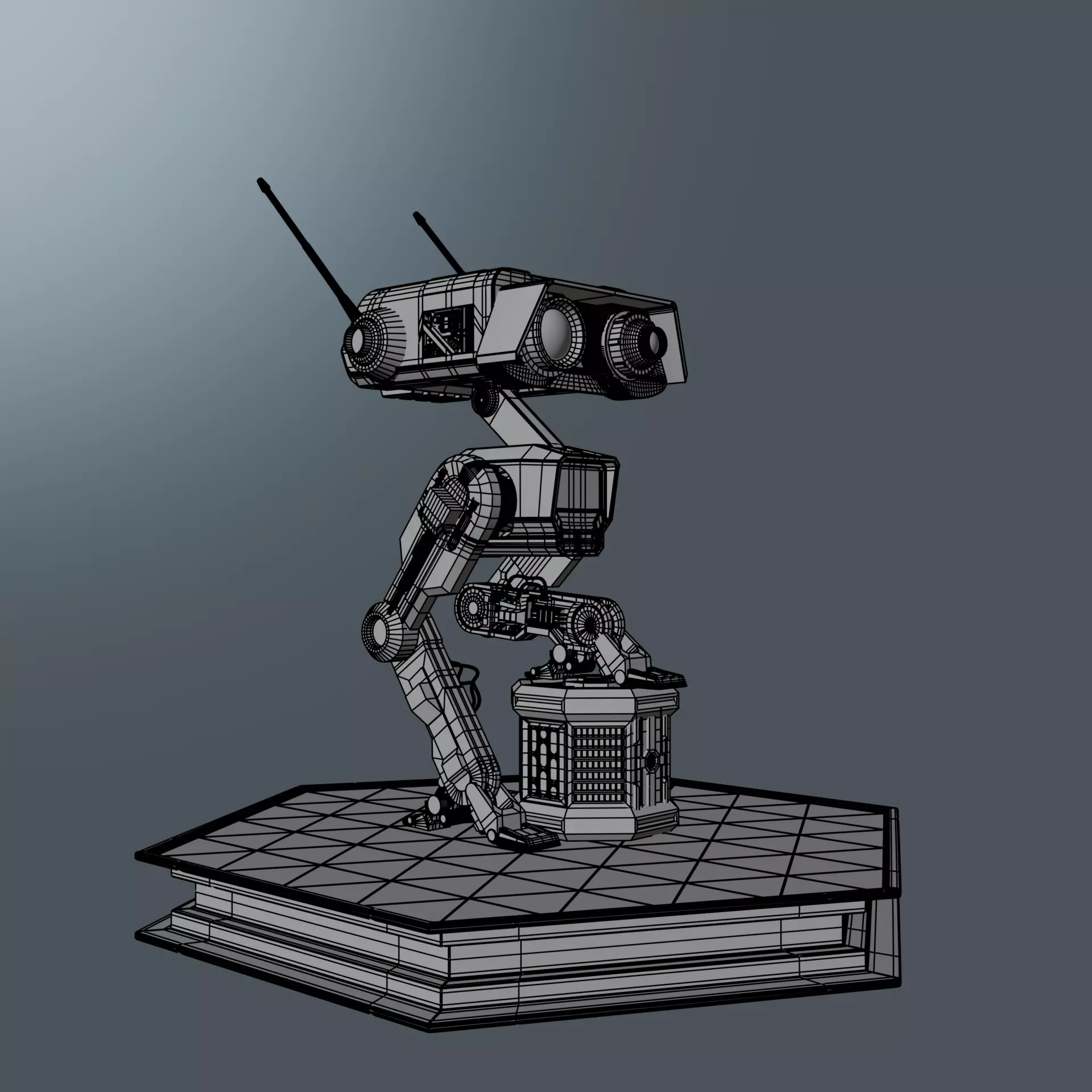 BD-1 Rigged model from the Star Wars Jedi series 3D model_9