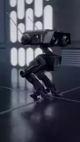 BD-1 Rigged model from the Star Wars Jedi series