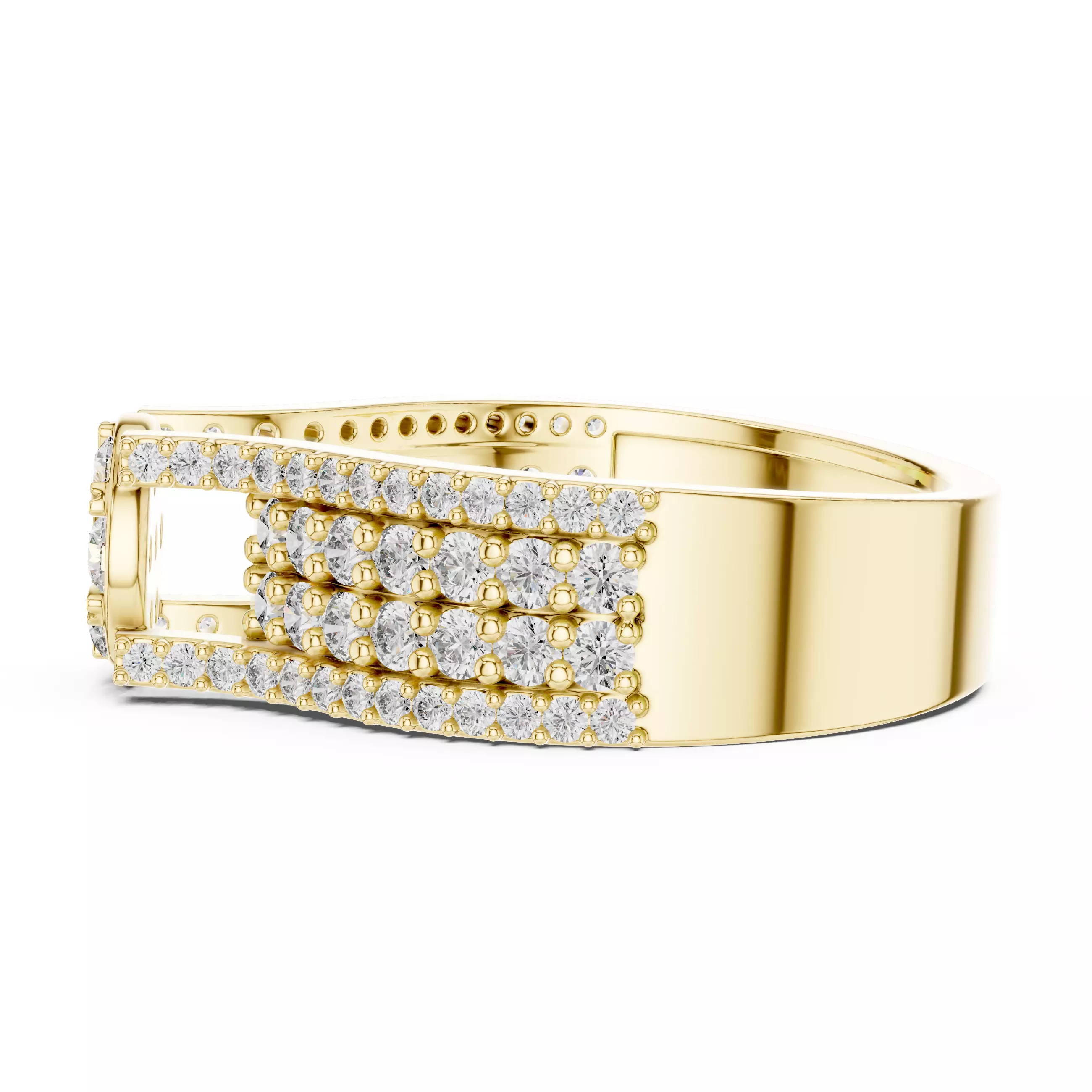 Diamond Ring 3dm stl renders animation videos details 3D print model_12