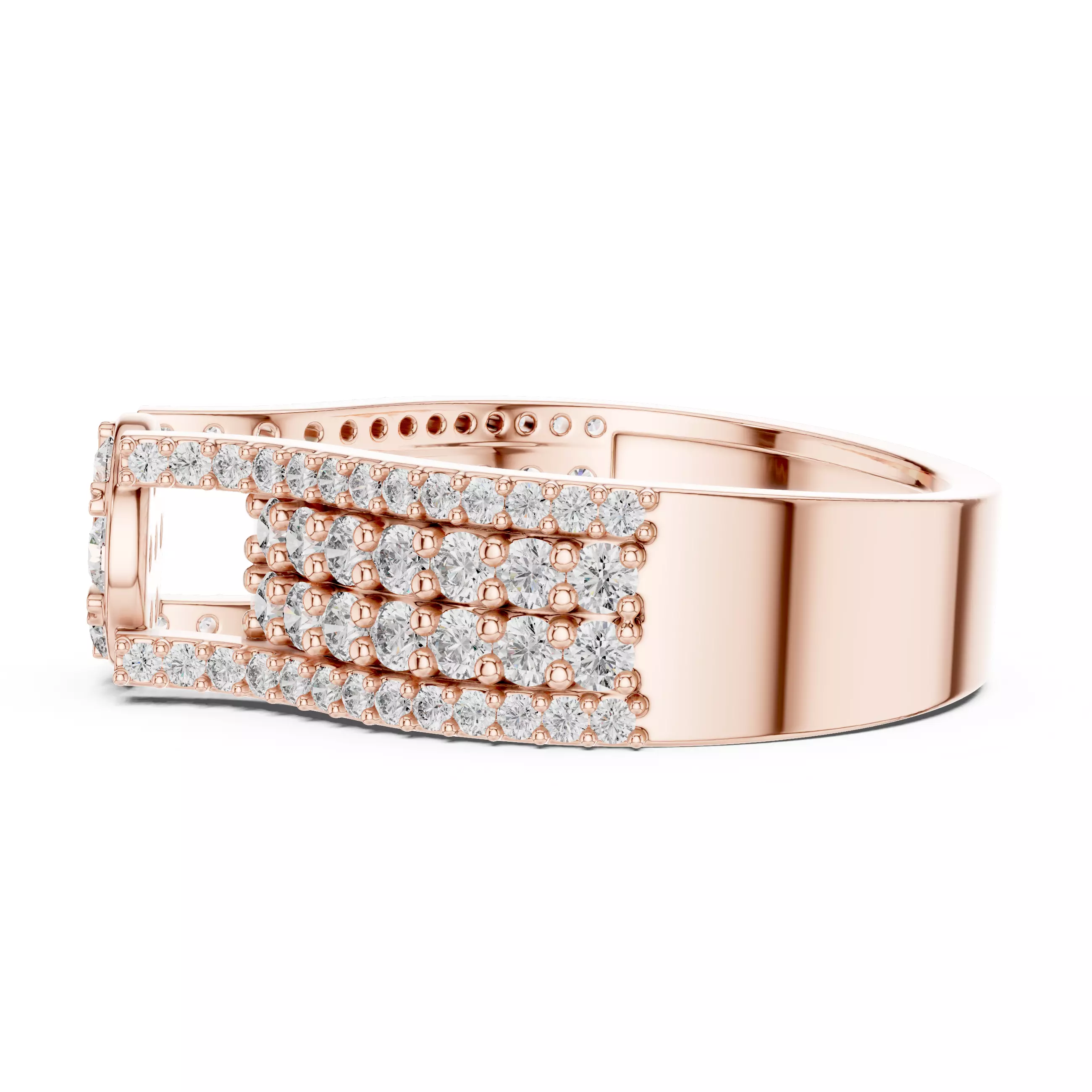 Diamond Ring 3dm stl renders animation videos details 3D print model_5