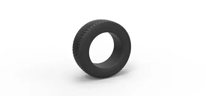 Race tire 7 Scale 1 to 25