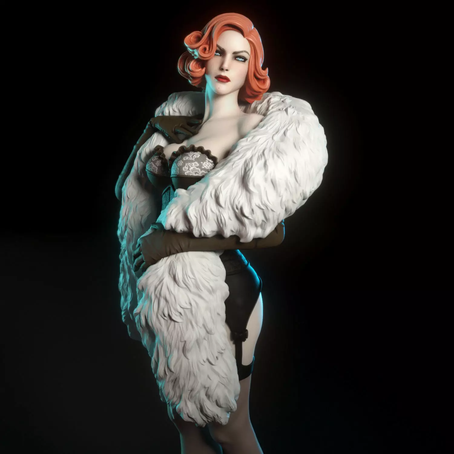 Caprice from Noir Burlesque 3D print model