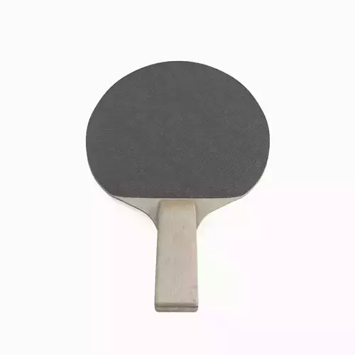 Table Tennis Racket 04 Low-poly 3D model