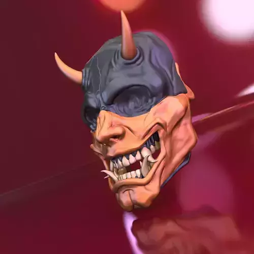 Oni 01- Bi-color- full mask