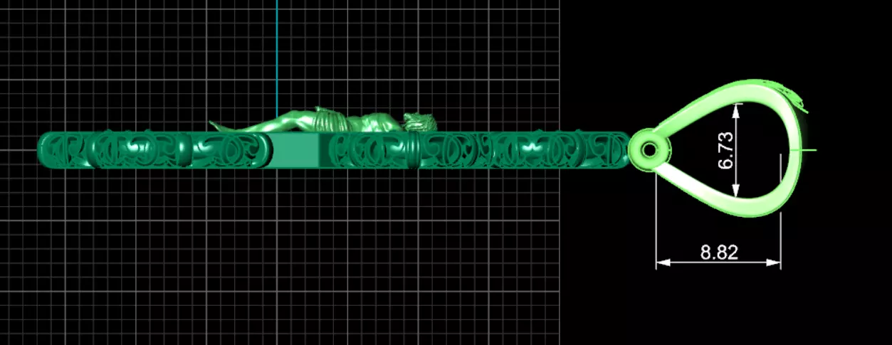 Orthodox christian cross od98 3D print model_8