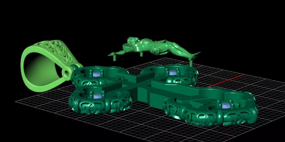 Orthodox christian cross od98 3D print model_11