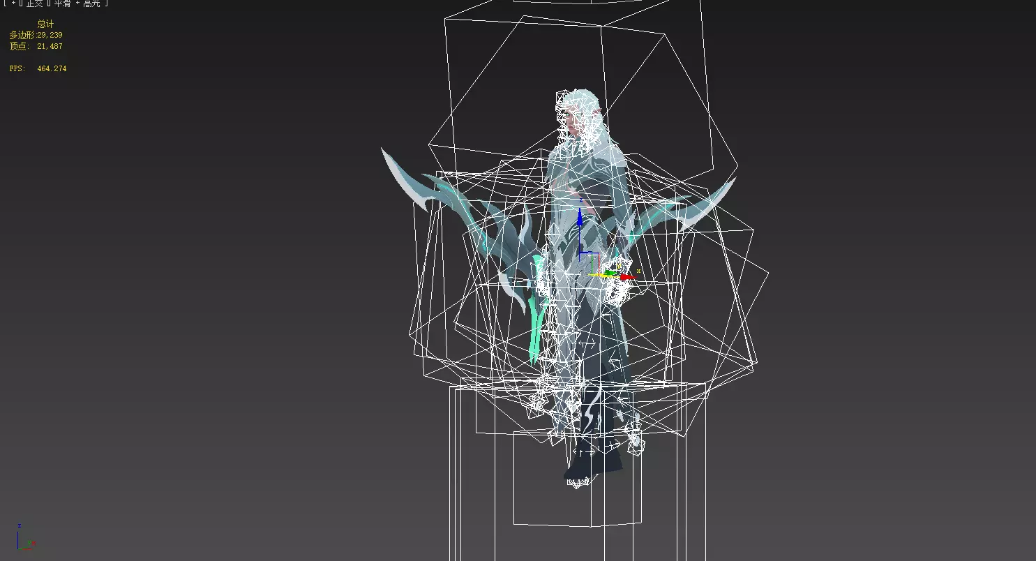 Night Hunter Low-poly 3D model_22