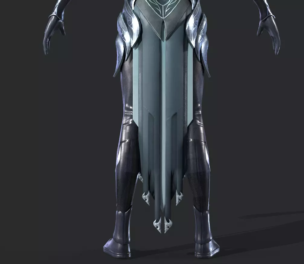 Night Hunter Low-poly 3D model_15