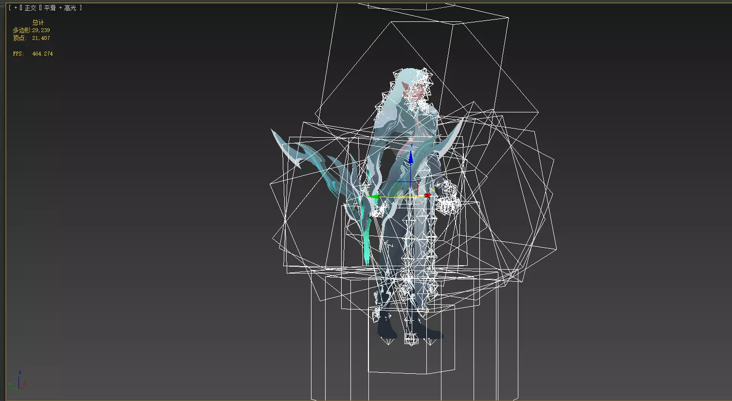 Night Hunter Low-poly 3D model_23