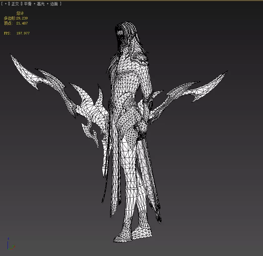 Night Hunter Low-poly 3D model_27