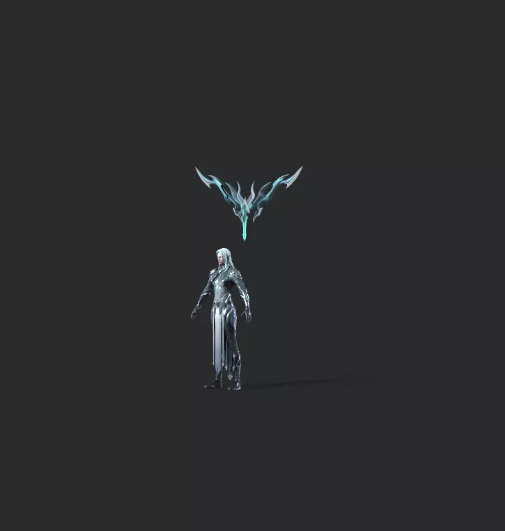 Night Hunter Low-poly 3D model_17
