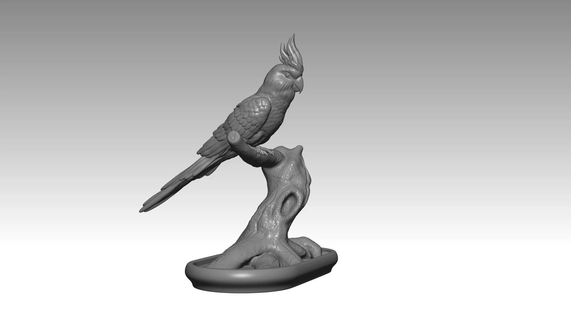 parrot 2 3D print model_5