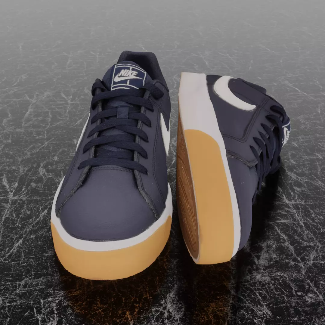 NIKE COURT LEGACY 3D SHOES 3D model_3