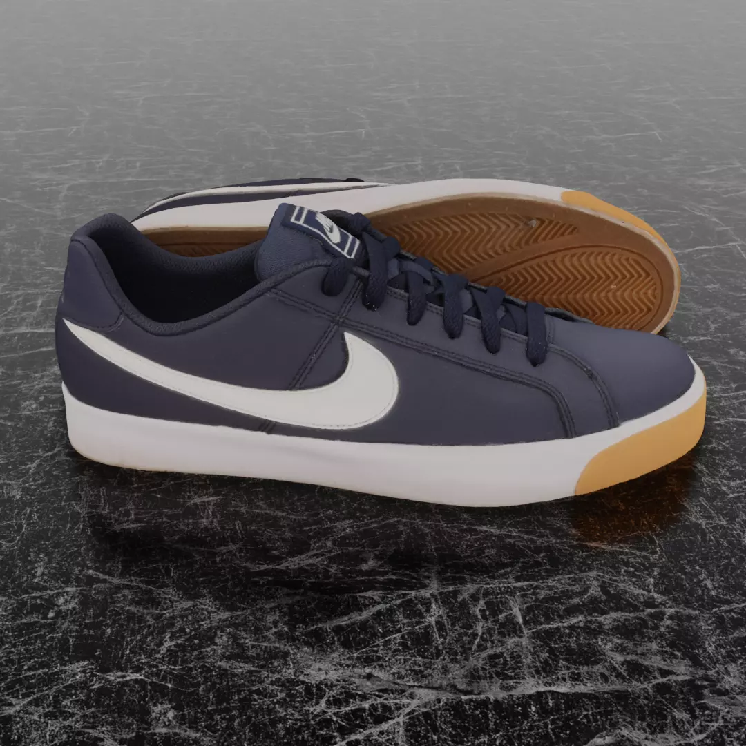 NIKE COURT LEGACY 3D SHOES 3D model_4
