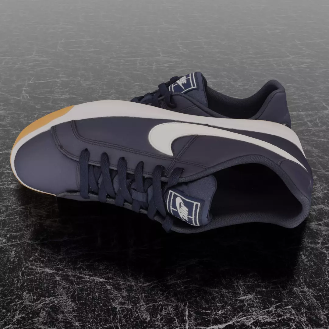 NIKE COURT LEGACY 3D SHOES 3D model_7