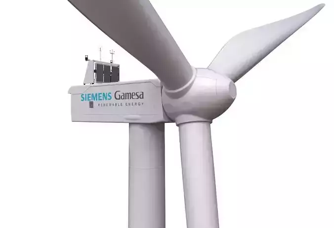 Wind Turbine Vestas V150 MW 3D model