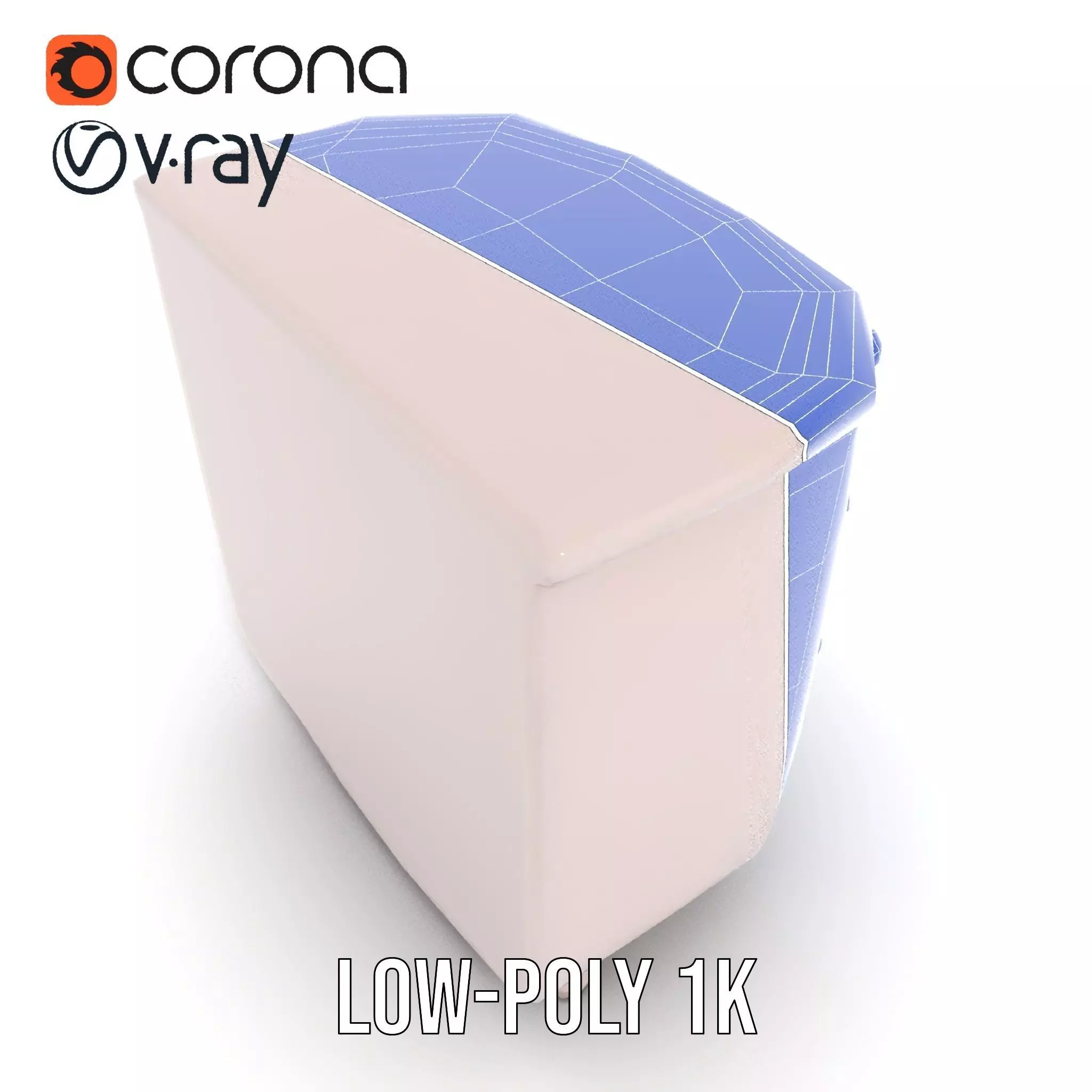 Colorful Dresser Drawer Model Pack Low-poly 3D model_15