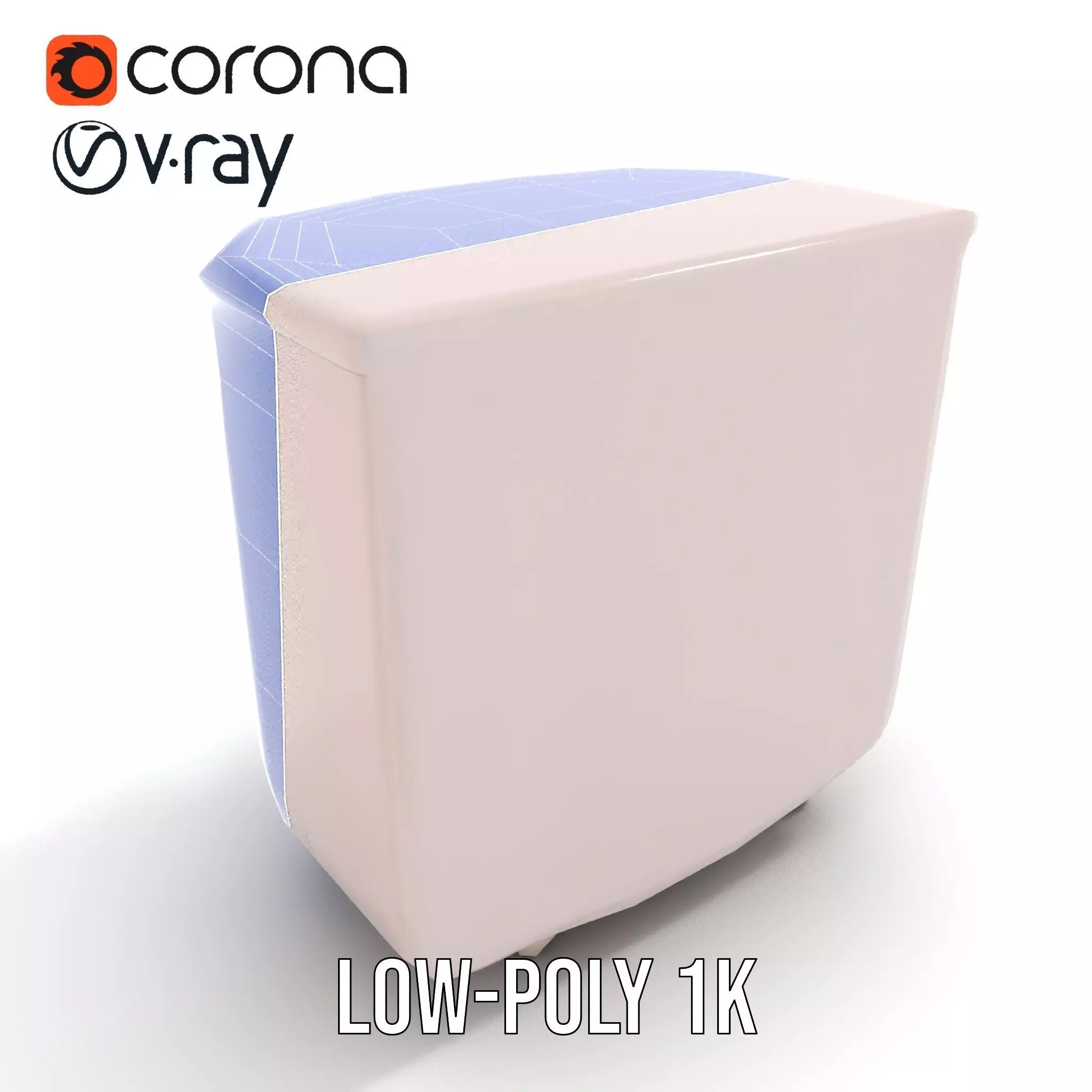 Colorful Dresser Drawer Model Pack Low-poly 3D model_26