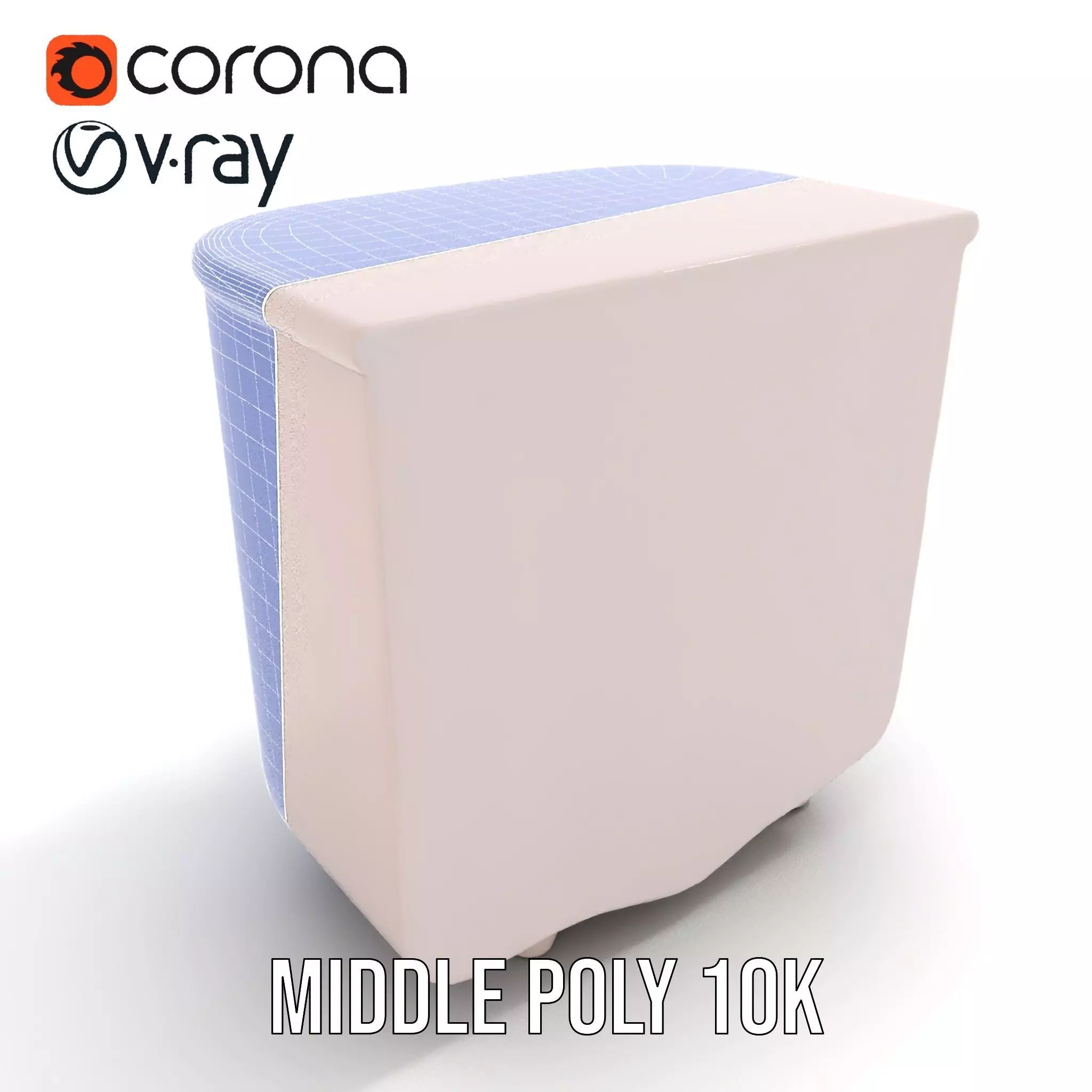 Colorful Dresser Drawer Model Pack Low-poly 3D model_25