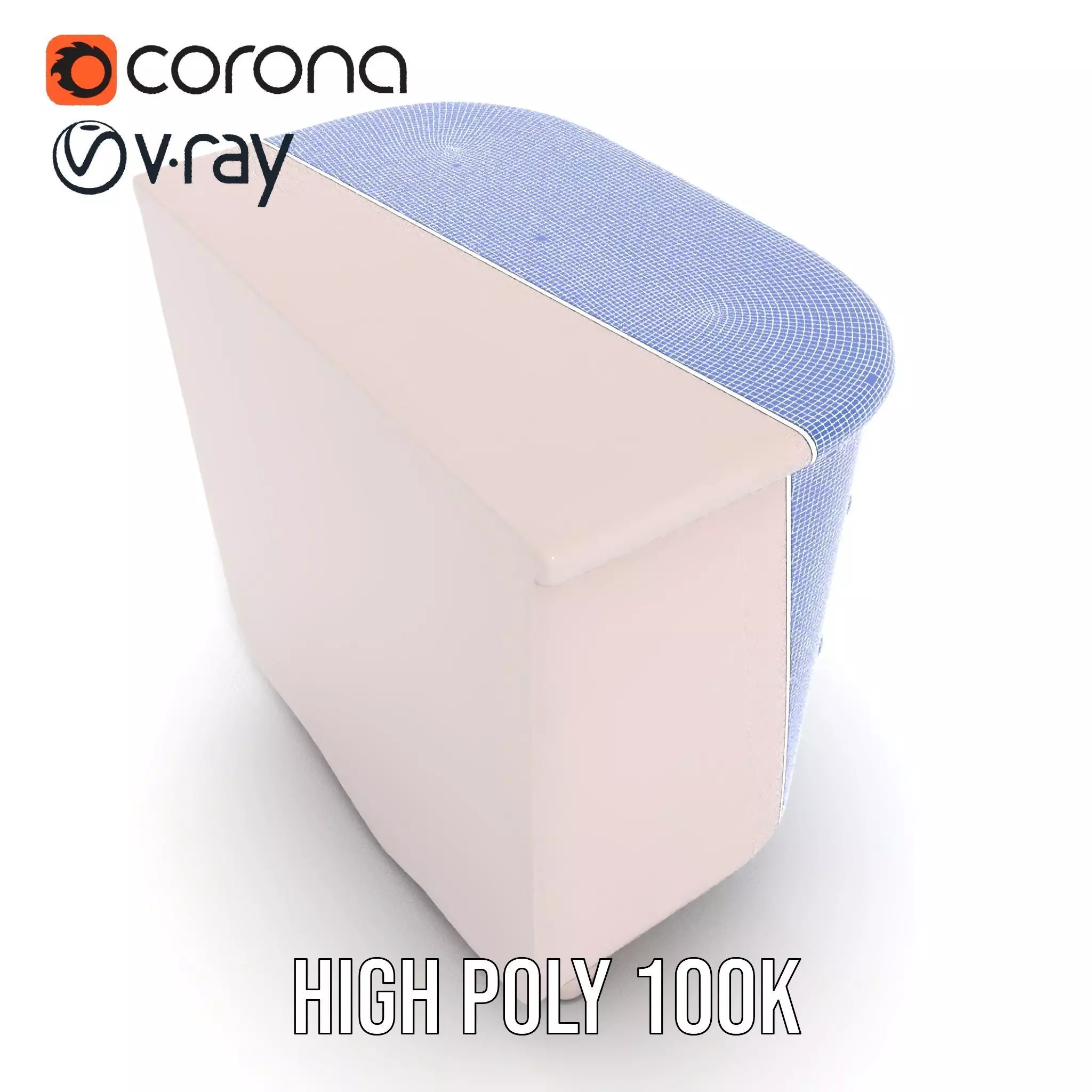 Colorful Dresser Drawer Model Pack Low-poly 3D model_29